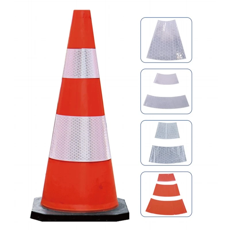 Reflective Collars sleeveSelf Adhesive Safety Cone Cover Reflective Sticker Tape For Traffic Cone