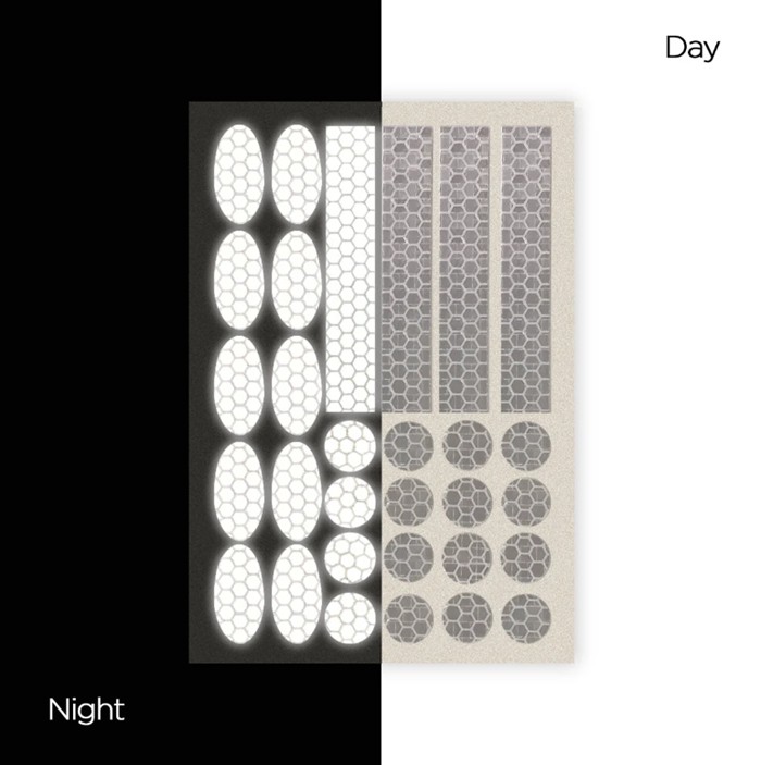 Reflective Stickers - Peel and Stick Decals Reflective Stickers - Peel and Stick Decals