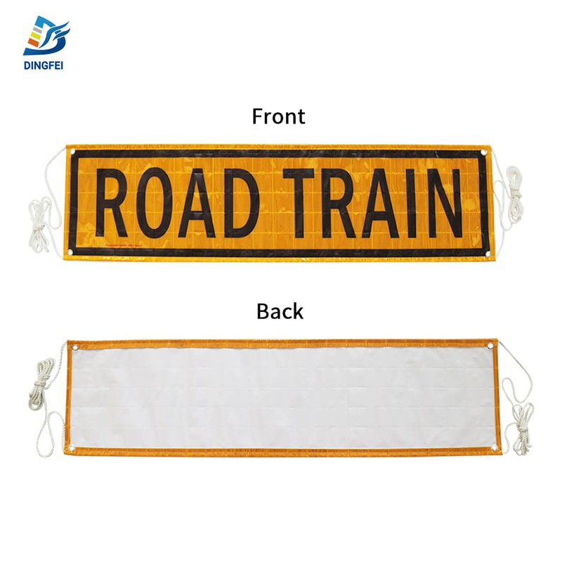 High Intensity Vinyl Road Train Reflective Banner 14 High Intensity Vinyl Road Train Reflective Banner 14