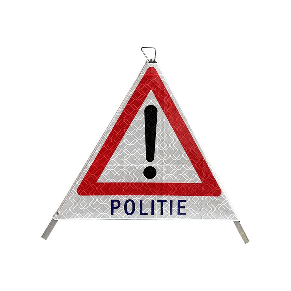 Peegelduva ohuga statiiv Politie märk
