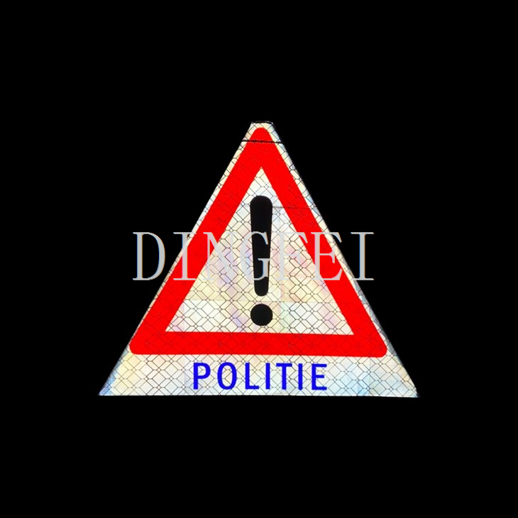 Reflective Hazard Tripod Politie Sign
